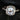 Shimmering 14kt Rose Gold Round White Topaz Engagement Ring with Diamonds