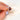 Isla & Petunia 14kt rose gold bridal set with bezel-set raspberry zircon