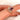 Isla & Petunia 14kt rose gold bridal set with raspberry zircon