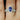 Beautiful 14kt white gold bridal set featuring a stunning 8x6mm blue sapphire surrounded by a halo of sparkling diamonds