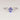 Elegant 104ct Ready to Ship Maddy 14kt White Gold Rich Cornflower Lavender Sapphire Diamond Dainty Oval Cluster 3 Stone Ring