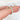 Fauna 14kt Gold Moissanite Diamond Round Halo HALFWAY Eternity Ring on white background with sparkling gemstones and intricate details