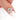 203ct Ready to Ship Chantelle 14kt Rose Gold Peach Champagne Sapphire Diamond Oval Halo Bridal Set engagement ring on a white background