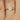 5mm 14kt yellow gold round moissanite engagement ring with thin cathedral setting