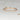 High-quality 14kt white sapphire eternity ring with single prong design