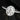Close up of Ready to Ship Federella 9x7mm Platinum Oval Forever One Moissanite Diamond Halo Engagement Ring on woman's hand