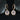 14kt Rose Gold Oval 9x7mm Morganite & Diamond Halo Dangle Earrings
