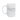 White ceramic mug featuring elegant blue aquamarine text celebrating the March birthstone by Printify