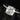 Beautiful 14kt white gold engagement ring with 330ct Moissanite diamond