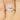 Petite Rose Gold Diamond Blush Peach Sapphire Ring