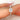 Handcrafted 14kt white gold moissanite engagement ring with cushion solitaire and accent stones by Rosados Box