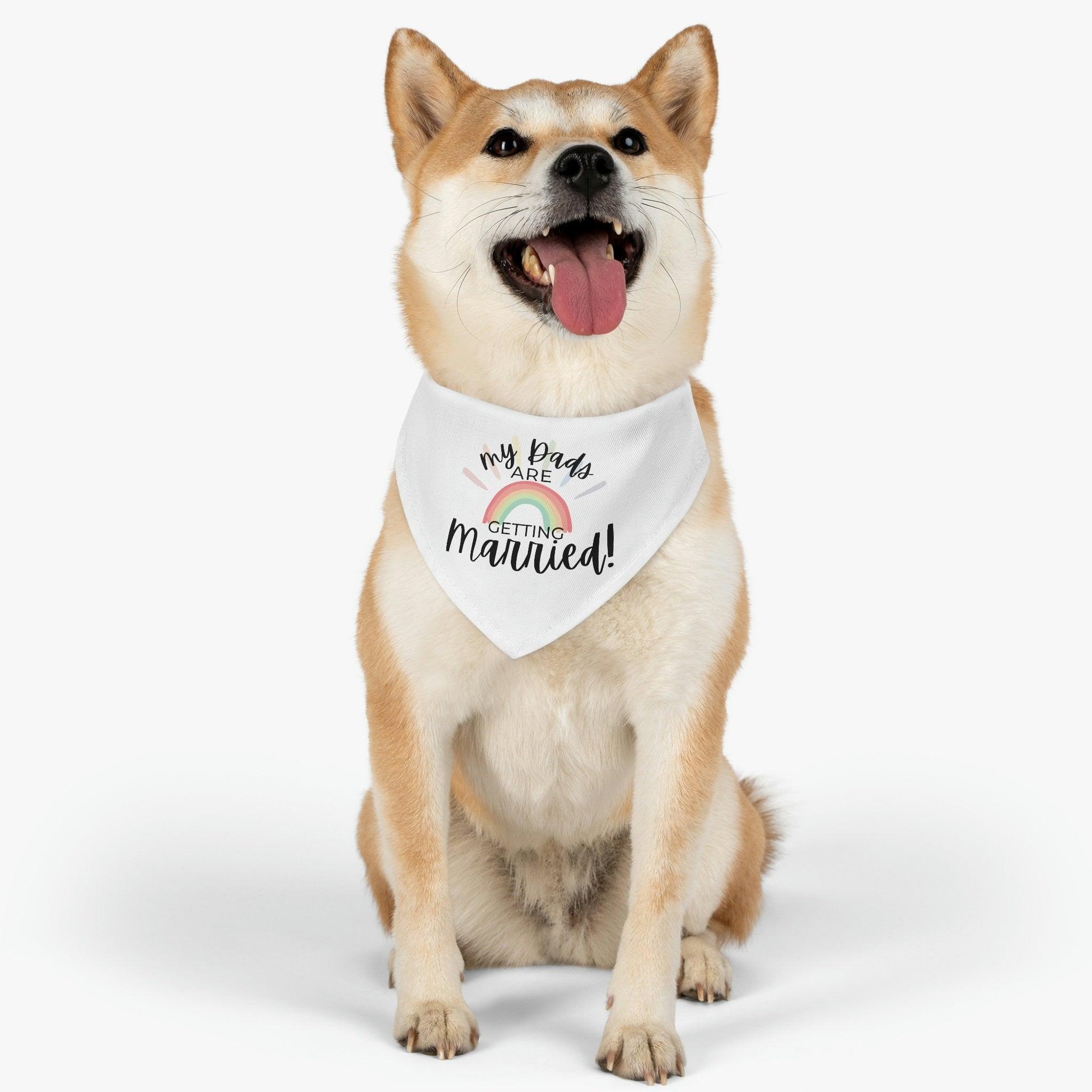 LGBTQ Engagement Announcement Dog Bandana