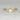 Handcrafted 14kt yellow gold engagement ring with 6mm pearl and sapphire cluster