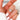 270ct Eloise 9mm 14kt Rose Gold Moissanite Diamonds Round Solitaire Accent Bridal Set ring on woman's finger in natural light