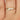 14kt solid gold ring with marquise and round diamonds in art deco style for stacking