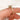 moval diamond ring with button back and knife edge on finger gallery view