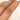 alternating stars with diamonds in yellow gold on pointer finger