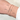 Close up of Brooke 30 14kt Gold Dainty 3 Stone Floating Diamond Bracelet with delicate chain and three sparkling diamonds 