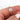 263ct Romani & Christie 14k Rose Gold Bridal Set with Peach Champagne Sapphire and Diamond Cushion Halo - Ready to Ship
