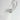 14kt white gold stud earrings with moissanite diamonds and milgrain cushion halo design