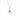 Minimalist Drop Turquoise Bird Necklace