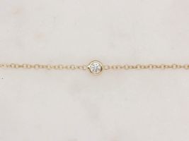 Rosados Box Brooke 1.0 or 3.0 14kt Gold Dainty Floating Diamond Bracelet